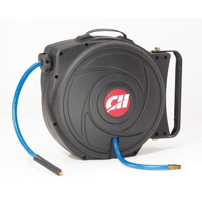 Air Hose Reel with Retractable 50 Foot Hose