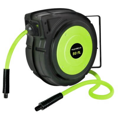 Flexzilla Retractable Enclosed Plastic Air Hose Reel