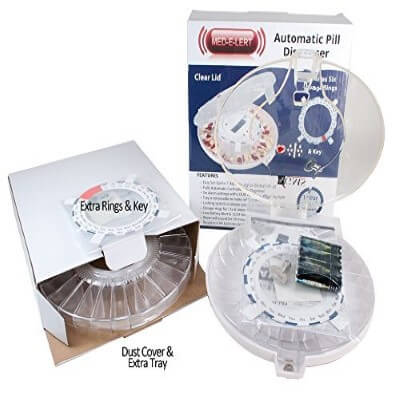 GMS Med-e-lert 2Trays - 28 Day Automatic Pill Dispenser