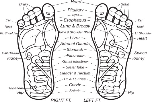 weight loss foot points