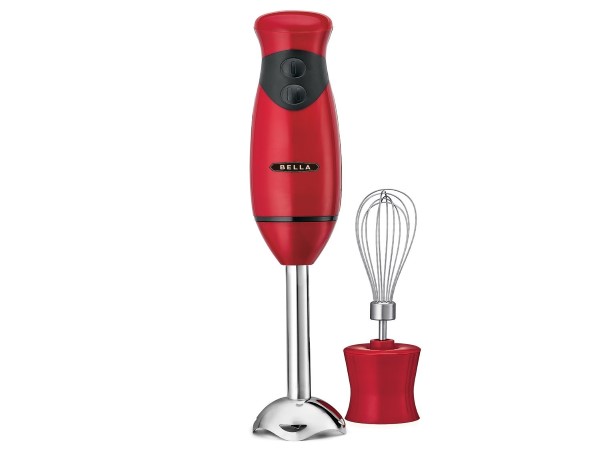 BELLA Hand Immersion Blender with Whisk Attachment