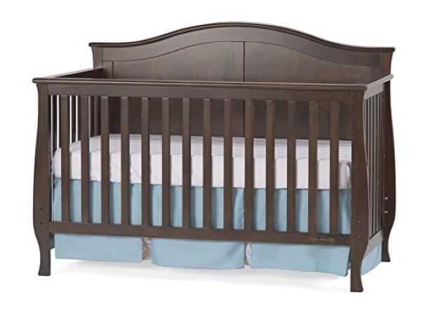 Child Craft Camden 4-in-1 Lifetime Convertible Crib, Slate