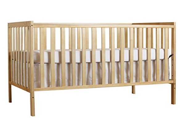 Dream On Me Synergy 5 in 1 Convertible Crib, Natural