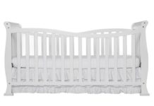 Dream On Me Violet 7 in 1 Convertible LifeStyle Crib, White