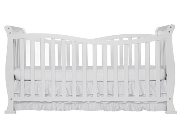 Dream On Me Violet 7 in 1 Convertible LifeStyle Crib, White
