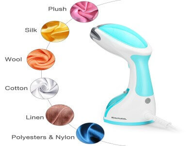 Beautural Handheld Garment Steamer Portable Home and Travel Fabric Steamer