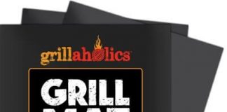 Grillaholics Grill Mat - Set of 2 Non Stick BBQ Grilling Mats