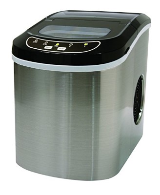 Stainless Steel 26 Lbs Counter Top Ice Maker