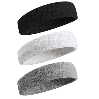 Sweatband Sports Headband - Wristband for Men & Women - 3PCS - 6PCS Moisture