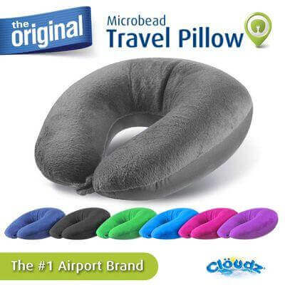 Cloudz Microbead Travel Pillow