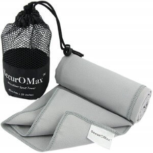 SecureOMax Microfiber Travel Towel