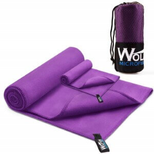 Wolfyok 2 Pack Microfiber Travel Towel